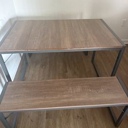 Dining Room Table Bench Set