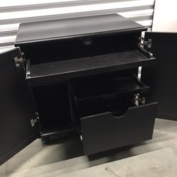 Small Console Desk Black