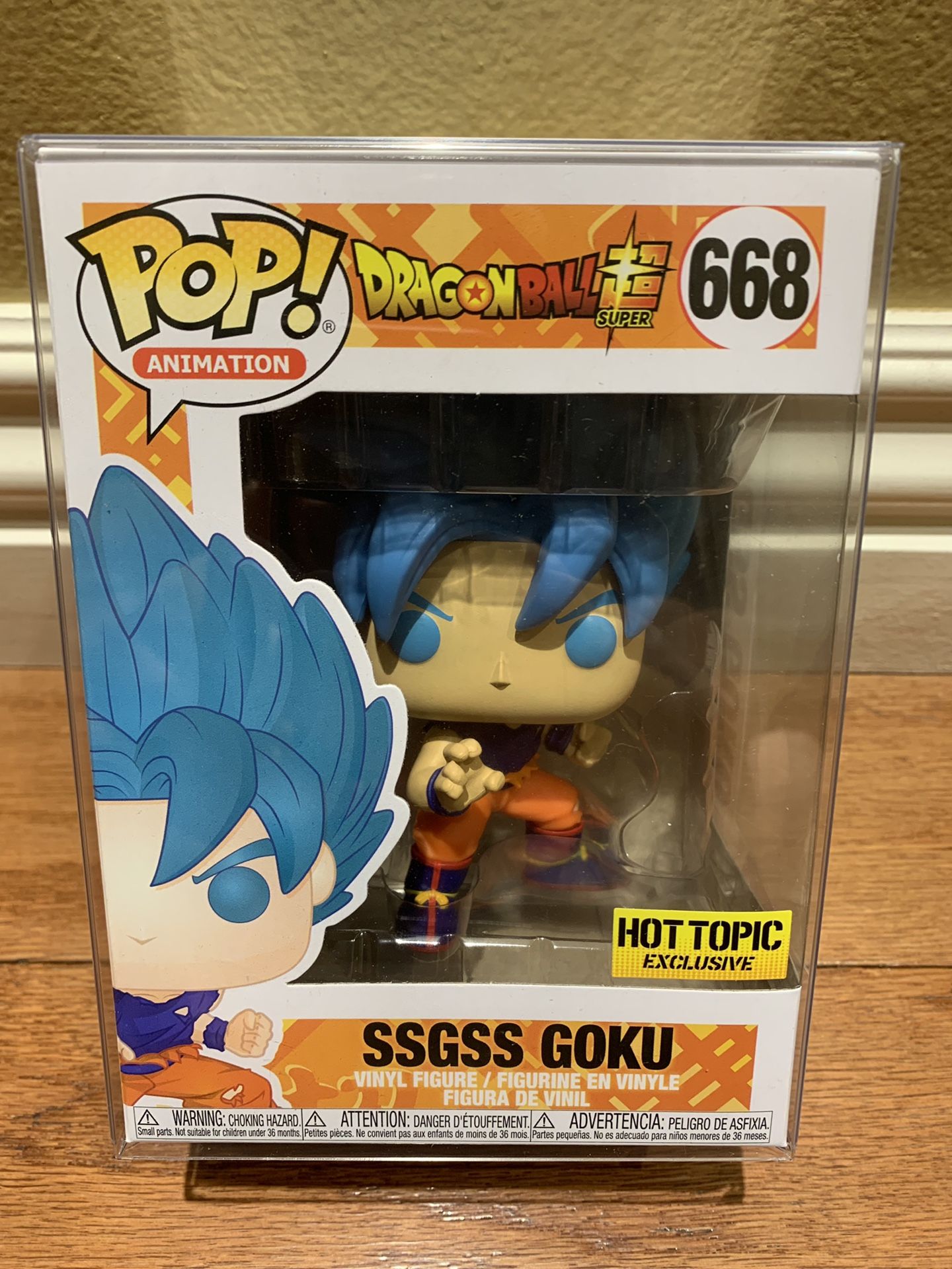 Funko Pop! Dragonball Z DBZ SSGSS Goku Hot Topic Exclusive