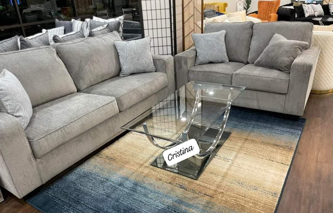 Altari Alloy Living Room Set Sofa And Loveseat. Financing Options Available