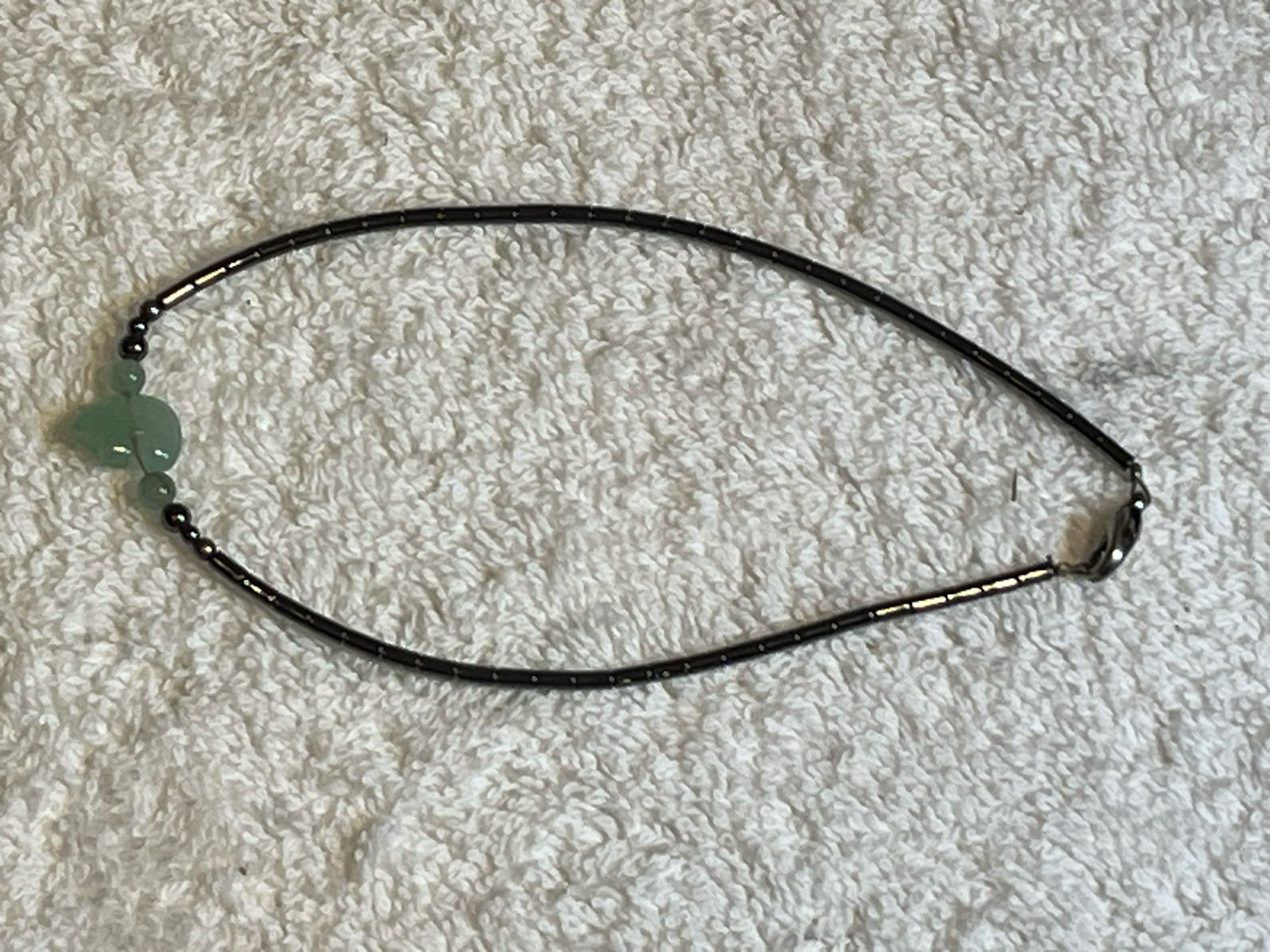 Aventurine & Hematite Beaded Anklet
