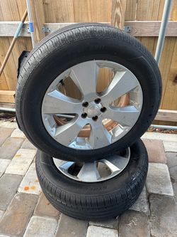 For sale 2 tires and rims