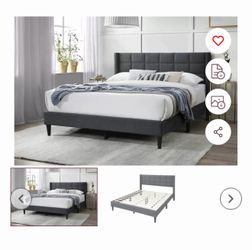 $150 queen bed not including mattress