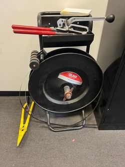Uline Poly Strapping Machine H-959 Semi-Automatic + tools