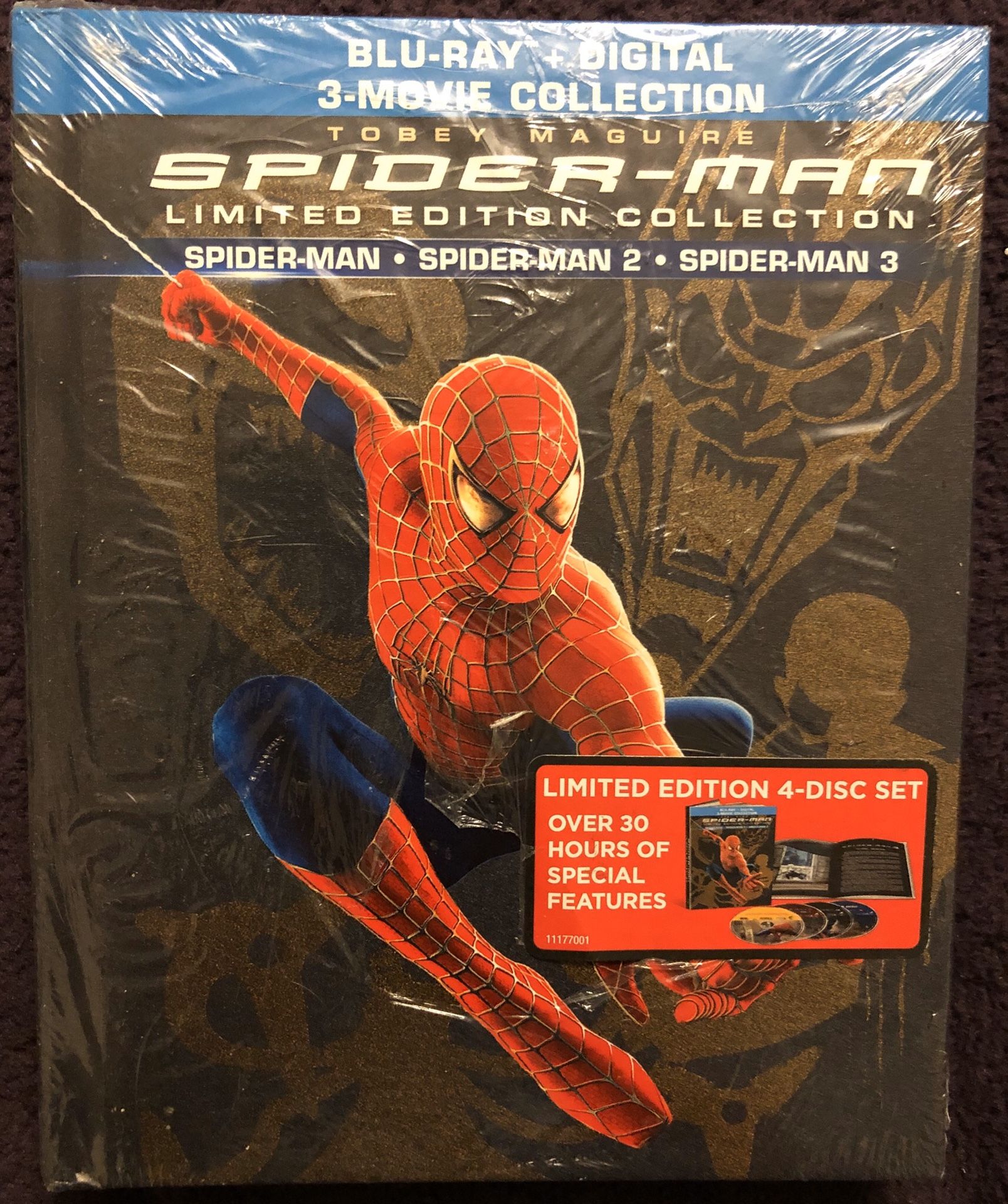 Spider Man Limited Edition Collection Blu Rays and Digital Copies