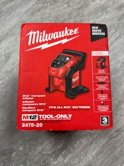 Milwaukee M12 Compact Inflator 2475-20