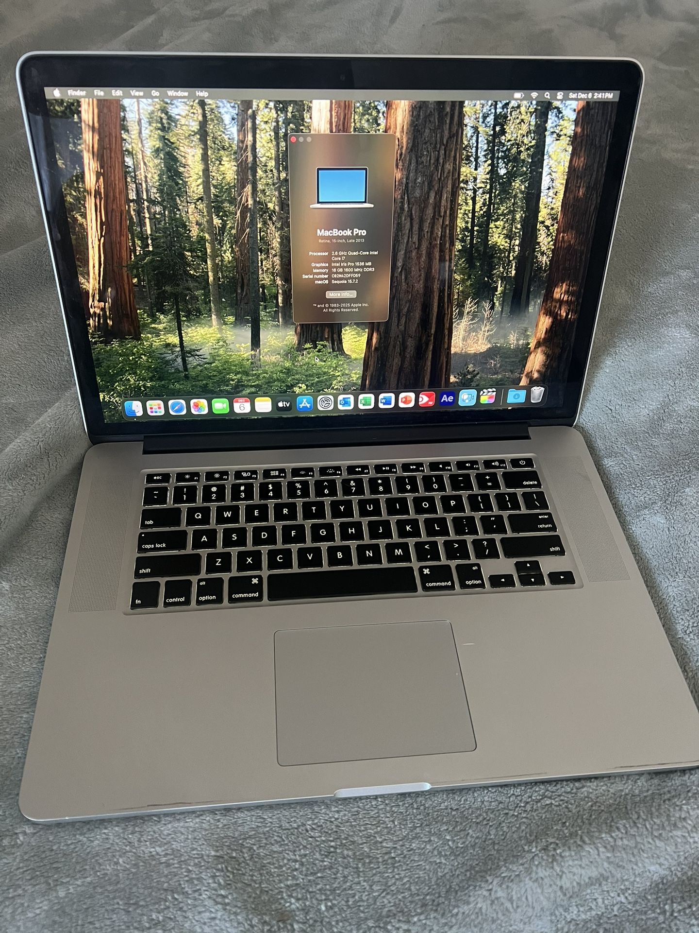 MacBook Pro Retina, 15-inch, Late 2013