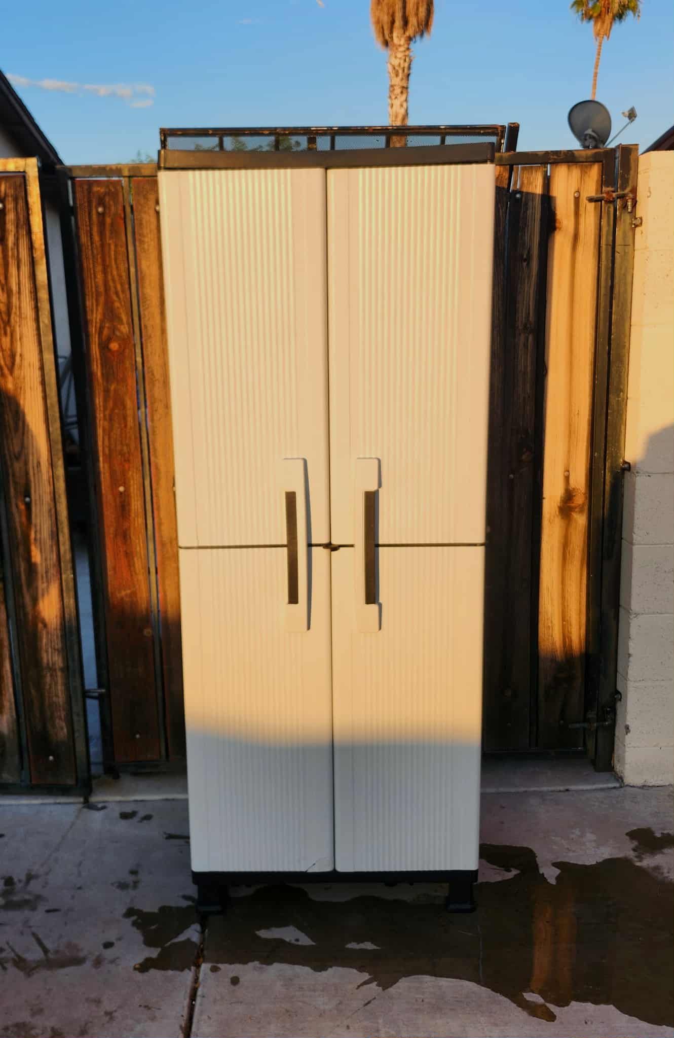 Outdoor Storage Shed With Shelves