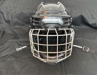 Bauer IMS 5.0-Helmet Combo (Youth S- Black)