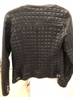 Zara faux leather jacket size Small