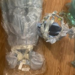 Girls Classic Cinderella Costume And Accessory Kits Size 5/6