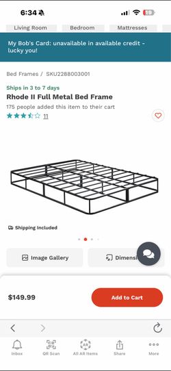 Full size bed frame