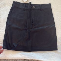 Forever 21 Faux Leather Mini Skirt
