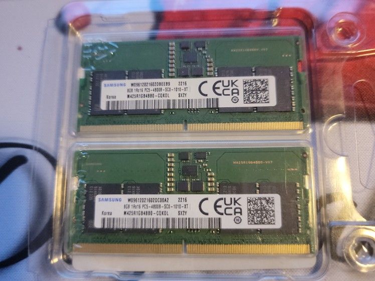 Samsung DDR5 16GB Laptop Memory New