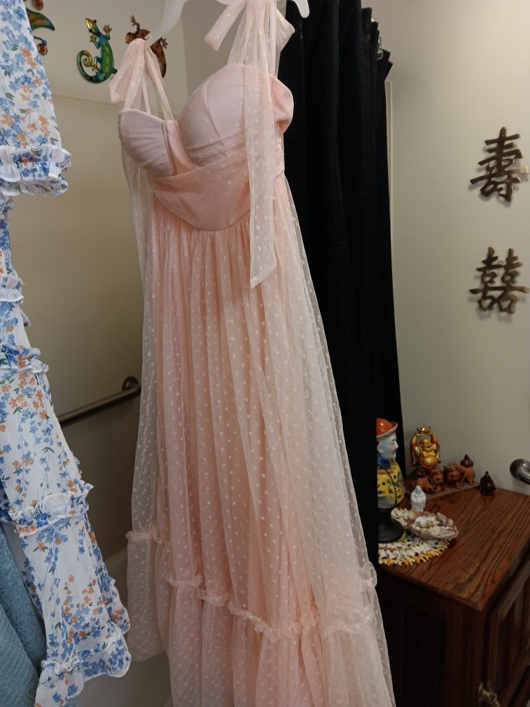 Very Beautiful Peach Dress