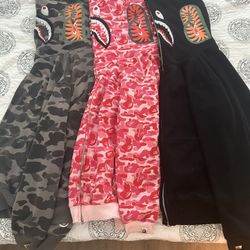 BAPE HOODIE (ONLY GREY LEFT)