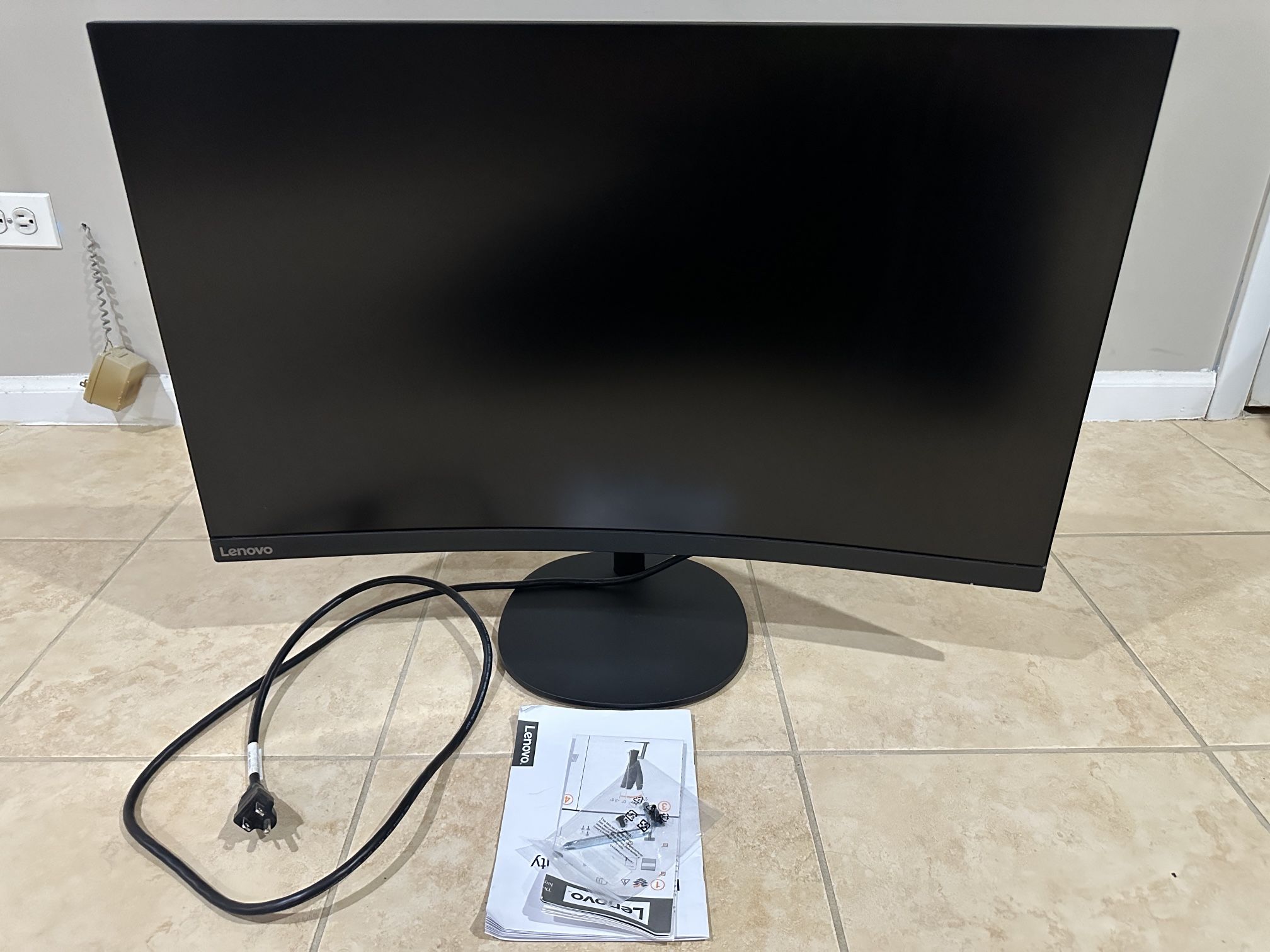 Lenovo C32qc-20 31.5-Inch QHD Curved Monitor IPS FreeSync 2560 x 1440p 75Hz