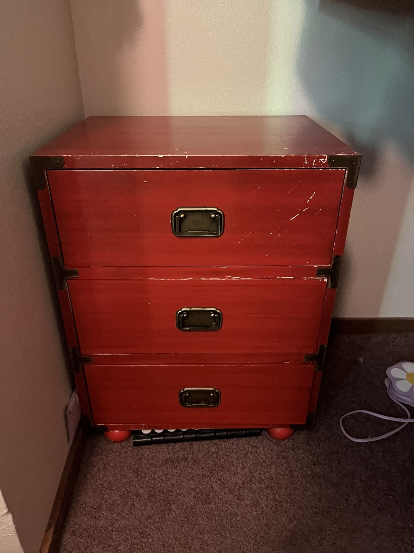 Red Dresser