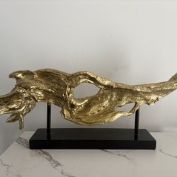 Gilded Driftwood Sculpture