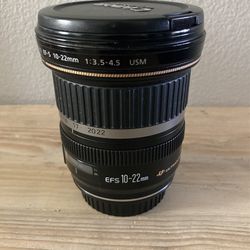 Canon Wide Angle 10-22mm Camera Lens