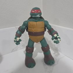 2014 Playmates Teenage Mutant Ninja Turtles 10" Raphael Action Figure