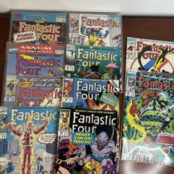 Lot Of 10 Marvel Comics Fantastic Four