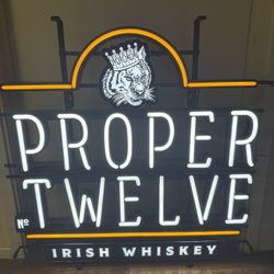 Proper Twelve Neon Bar Light
