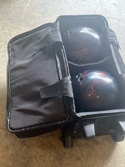 Reserved Bowling balls and bag