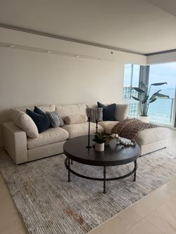 CB2-Inspired Sofa | Memory Foam | Chocolate or Sand