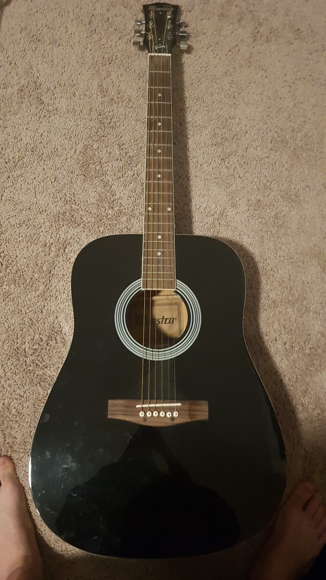 Black maestro guitar