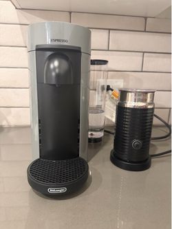 Nespresso VertuoPlus by De’Longhi + Aeroccino Milk Frother