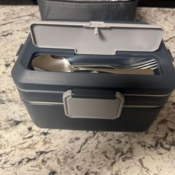 Electric Lunch Box For Adults, 90w 3.5L 2-Layer Portable Food