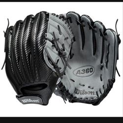 Brand New Wilson A360 12"
Baseball Glove For Right Hand Thrower Youth Size 12" 