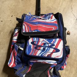 Boombah Rolling Baseball/Softball Bat Bag – Wheels + Handle – $65