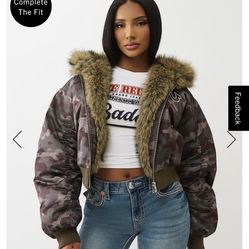 True Religion Camo Relaxed Jacket