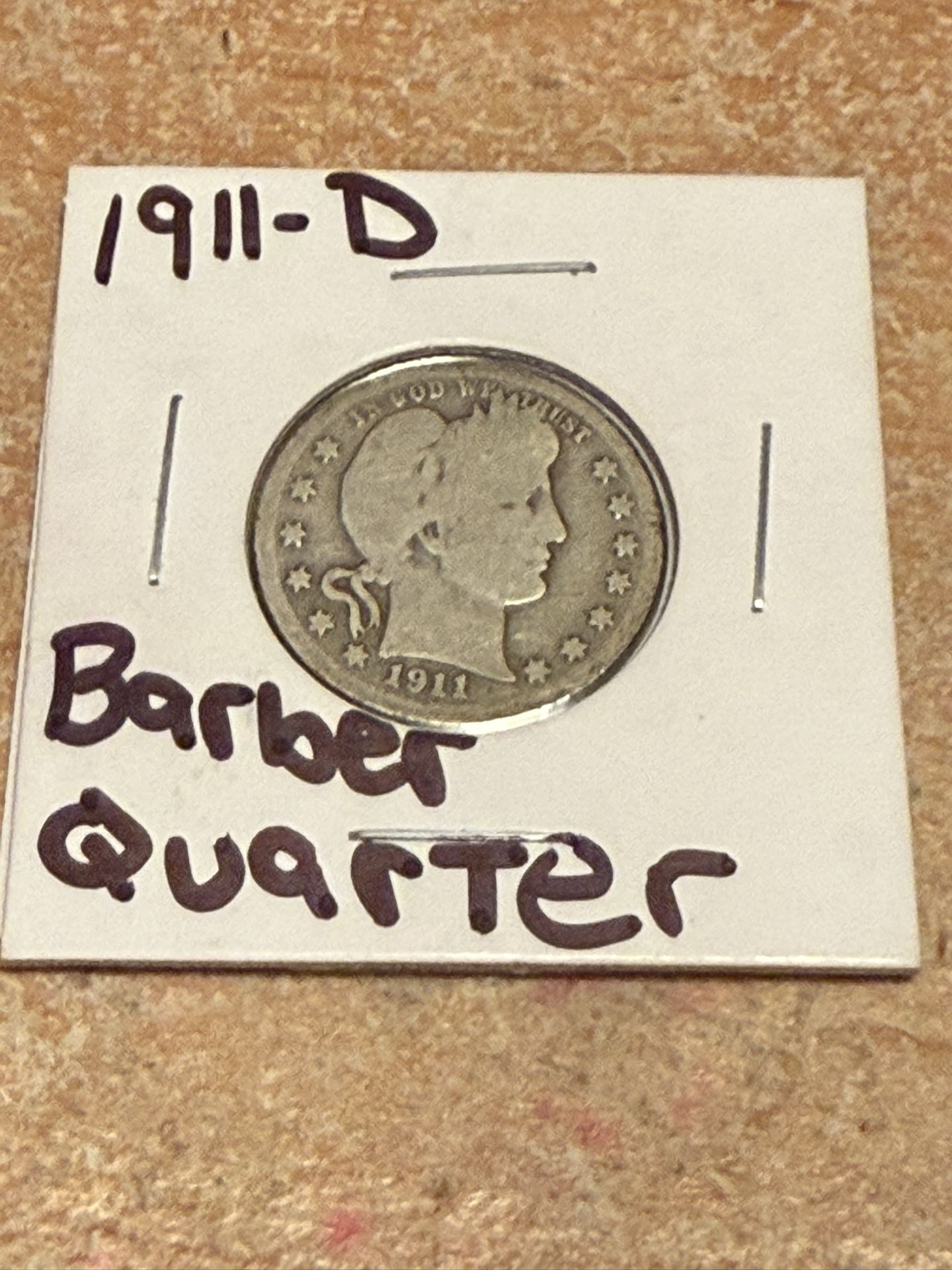 WN60 - 1911-D Barber Quarter 