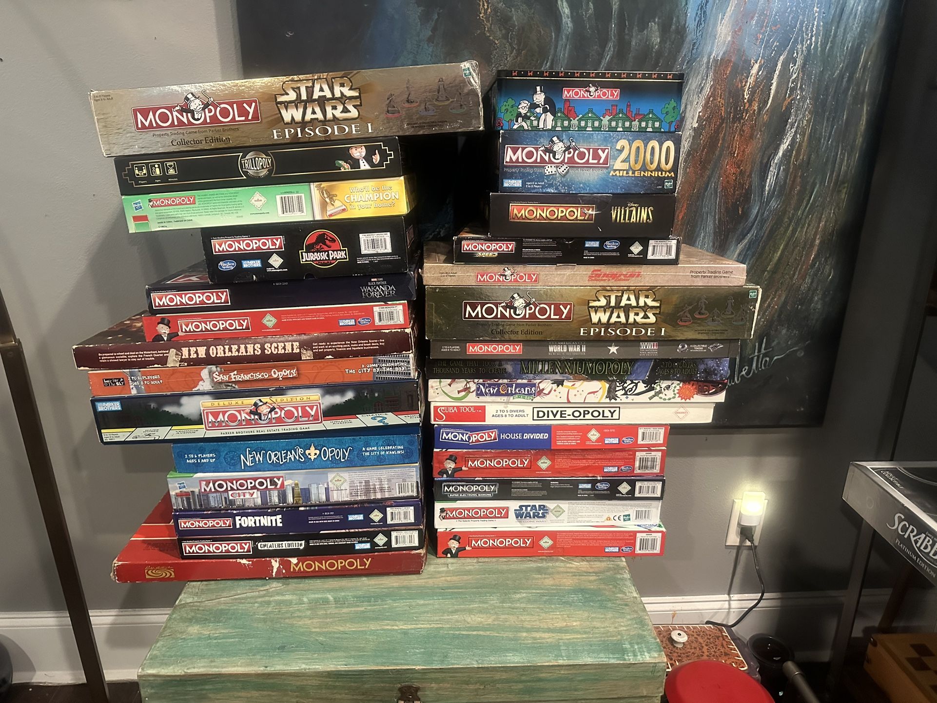 Variety Of Monopoly Board Games!!!!!
