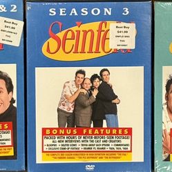 SEINFELD DVD BOX SETS SEASONS 1-4 NEW SEALED