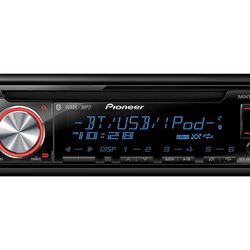Pioneer DEH-X6600BT Bluetooth - USB - AUX Input Single Din CD Car Radio Receiver