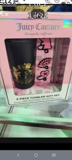 Juicy Couture drink set Brand New
