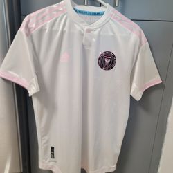 NWT ADIDAS INTER MIAMI CF HOME AUTHENTIC JERSEY 2020-2021 WHITE PINK WOMEN'S. SIZE M