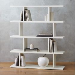 Crate and deals barrel white shelves