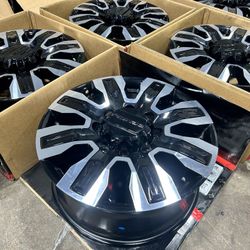FREE DELIVERY 4x 2025 Factory GMC Sierra Denali Wheels 8x180 2500HD Ultimate OEM GM Fits Chevy 3500 HD 