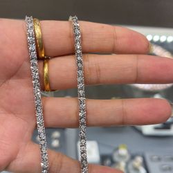 10k Gold Diamond Ladys Bracelet ..we Have On Special Mother’s Day Special Deal..!!!💎💎💎💎