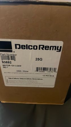 Delco Remy Starter