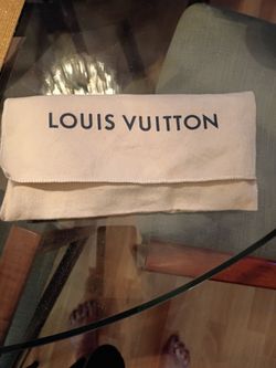 Louis Vuitton wallet and dust cover