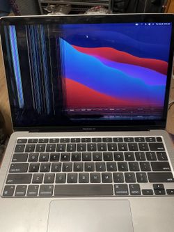 MacBook Air M1 256GB - Cracked Screen, 96% Batt