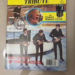 Vintage 1980 John Lennon Death Tribute Magazine Photos Articles Beatles Yoko Ono