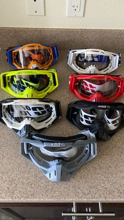 Motocross Racing Goggles – Clear Lens | MX Off-Road