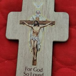 New 5 inches wooden cross